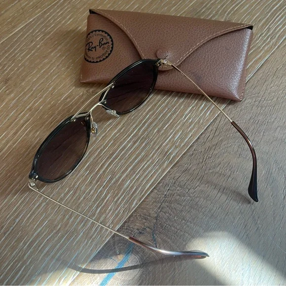 Ray-Ban Blaze Double Bridge Sunglasses with Case - Picture 2 of 5